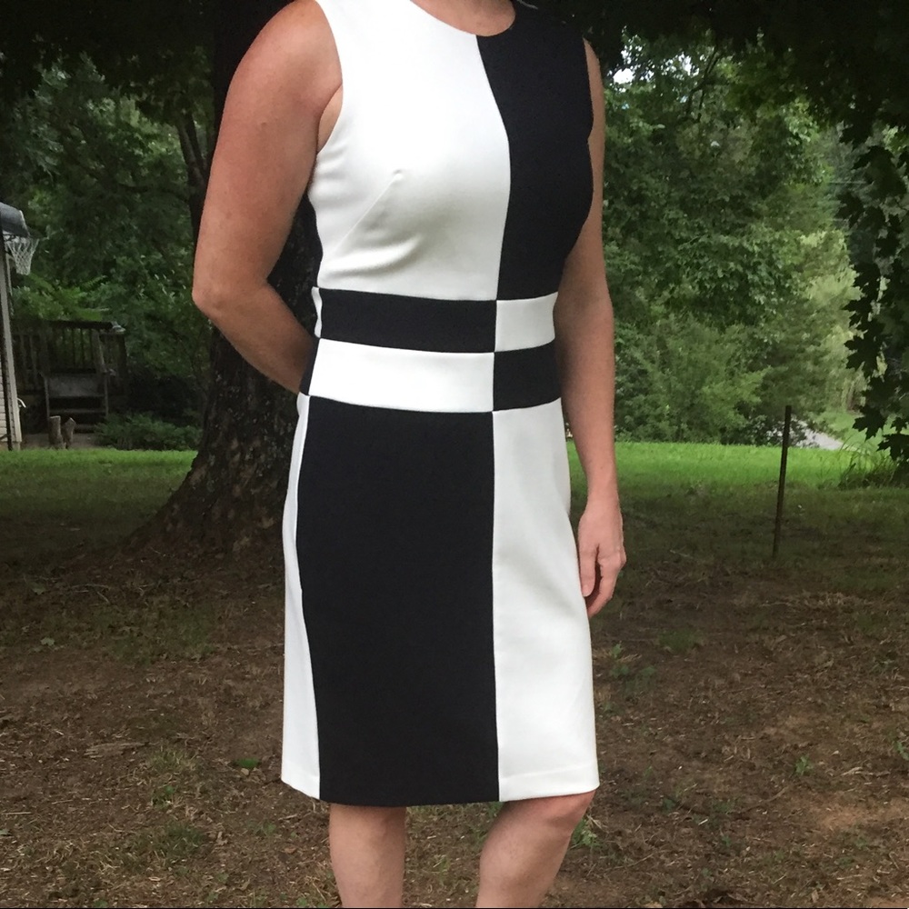 💕👗Ann Taylor black and white women’s dress💕👗